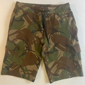 Polo Ralph Lauren Fleece Cargo Shorts Mens S Army Camo Military Sportswear